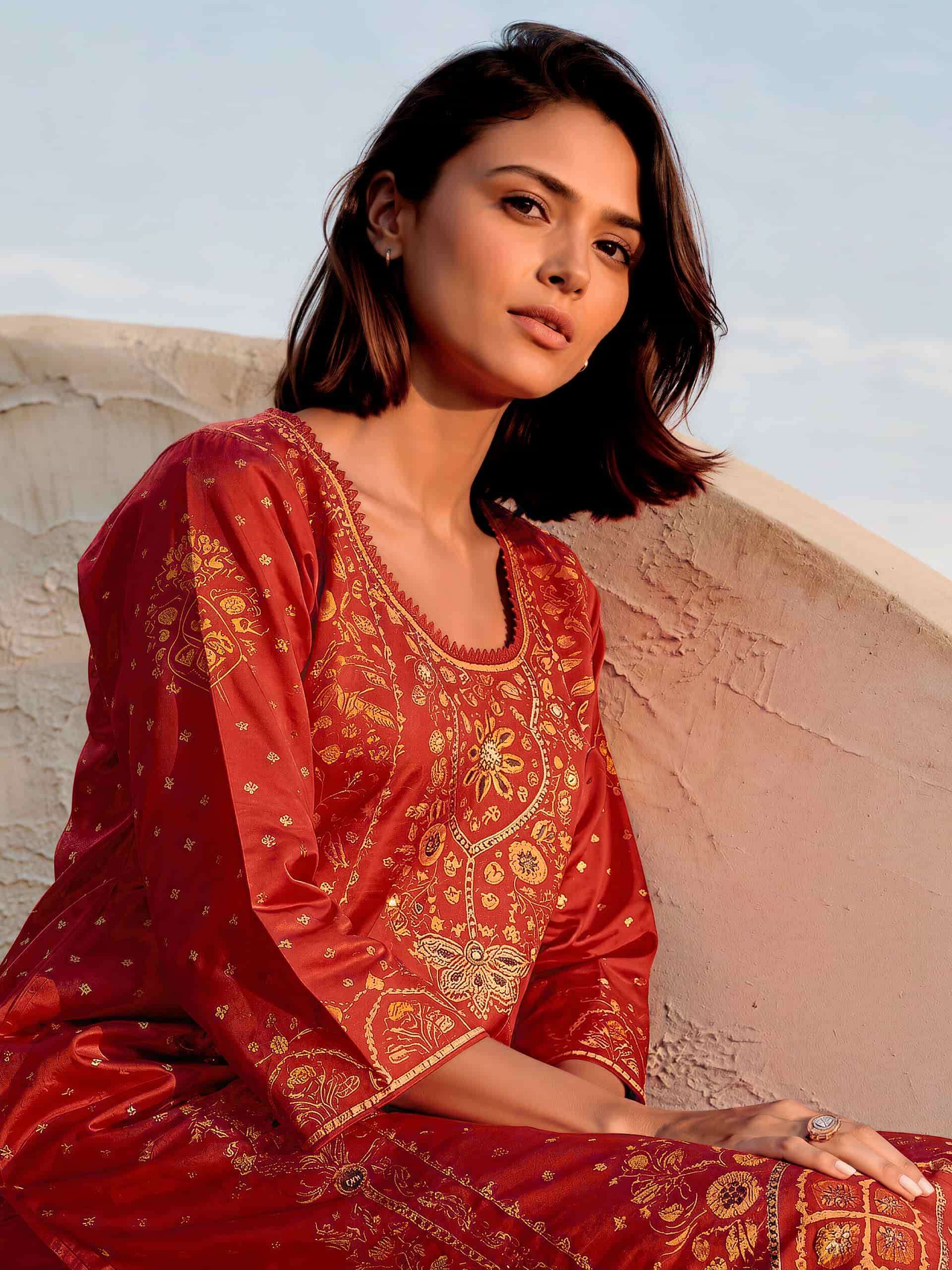 Varsha Fashion Nivita Viscose Muslin Dress Material