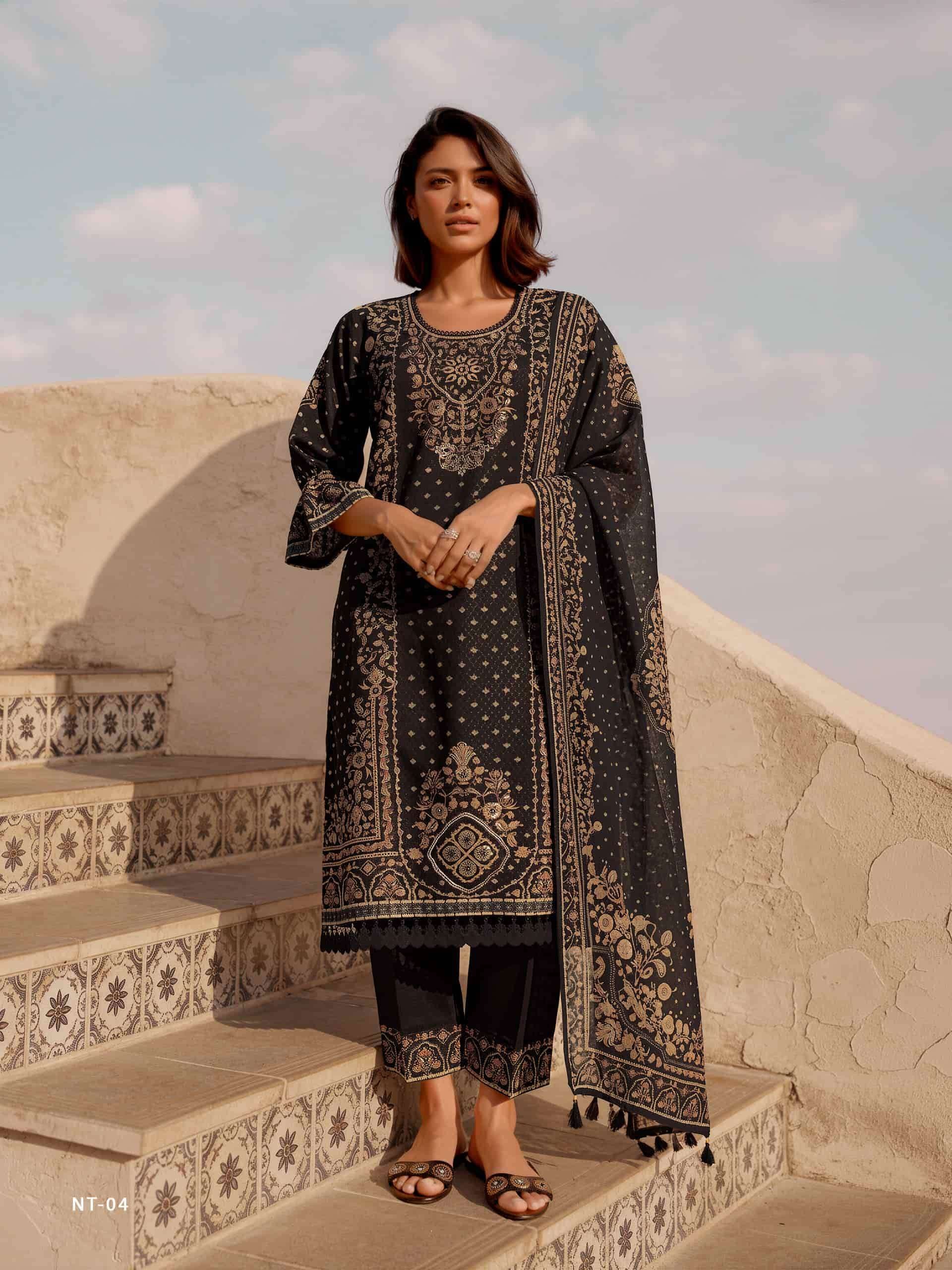 Varsha Fashion Nivita Viscose Muslin Dress Material