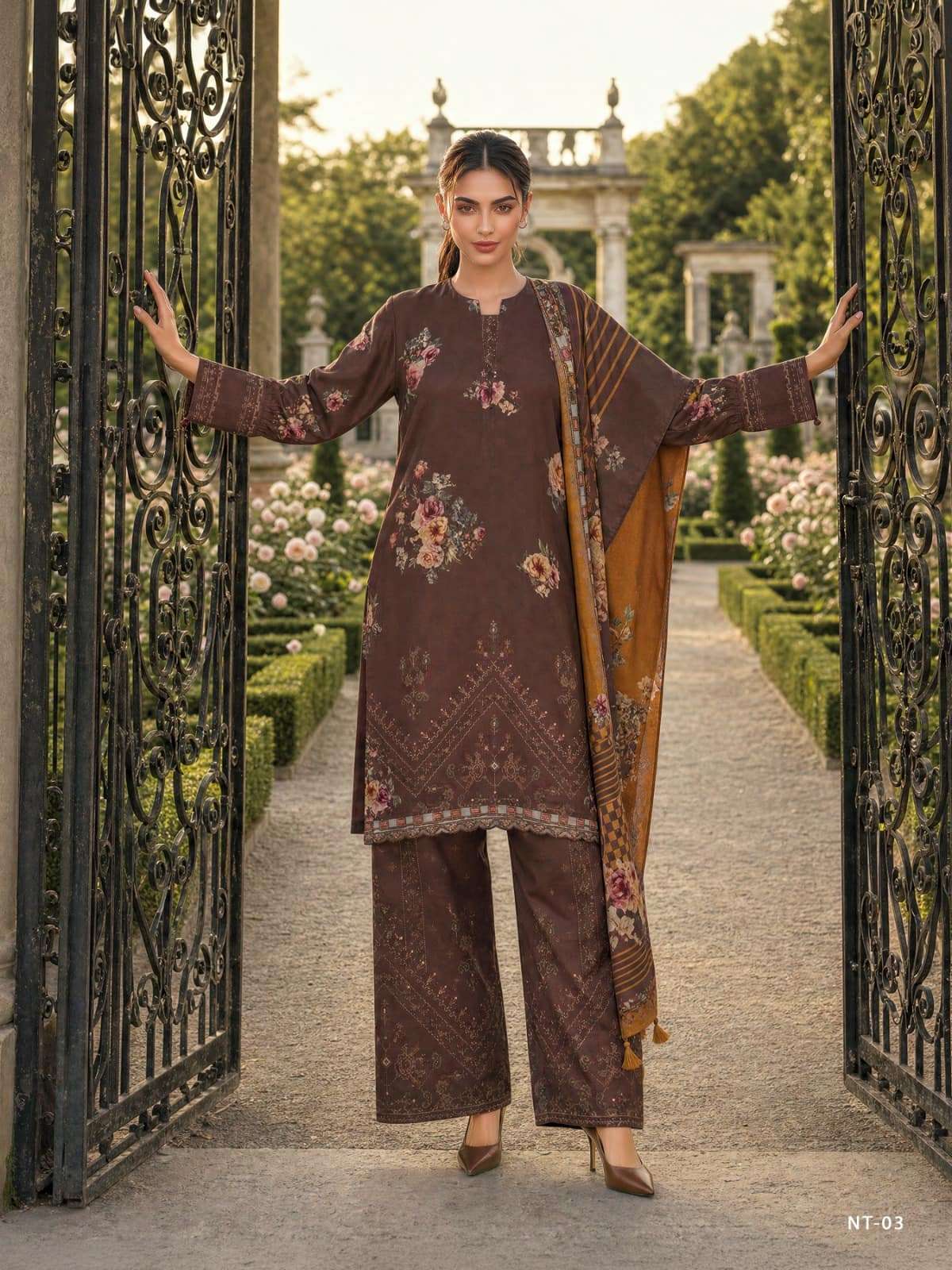 Varsha Fashion Nocturne Viscose Pashmina Dress Material