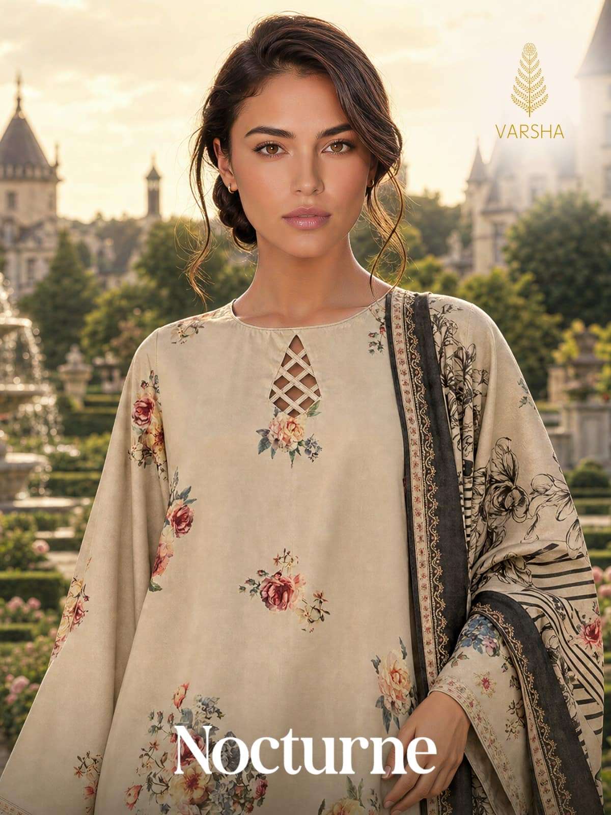 Varsha Fashion Nocturne Viscose Pashmina Dress Material