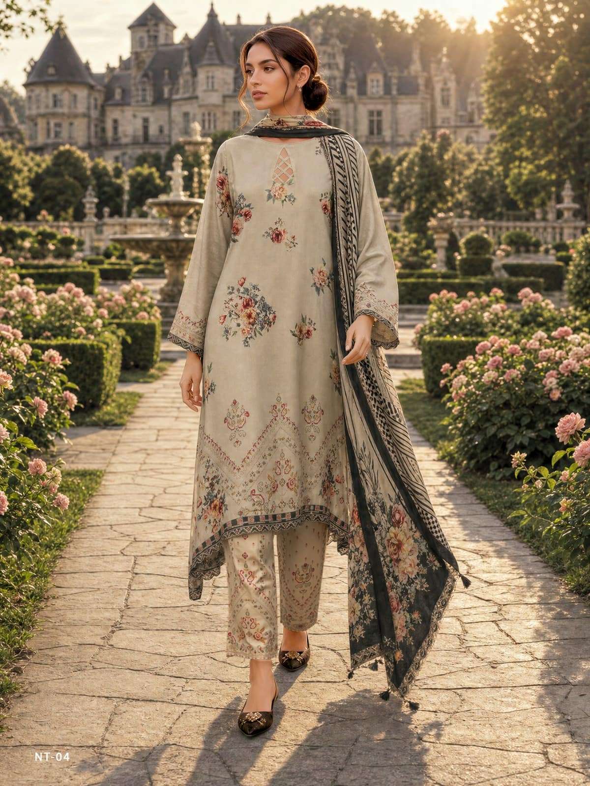 Varsha Fashion Nocturne Viscose Pashmina Dress Material