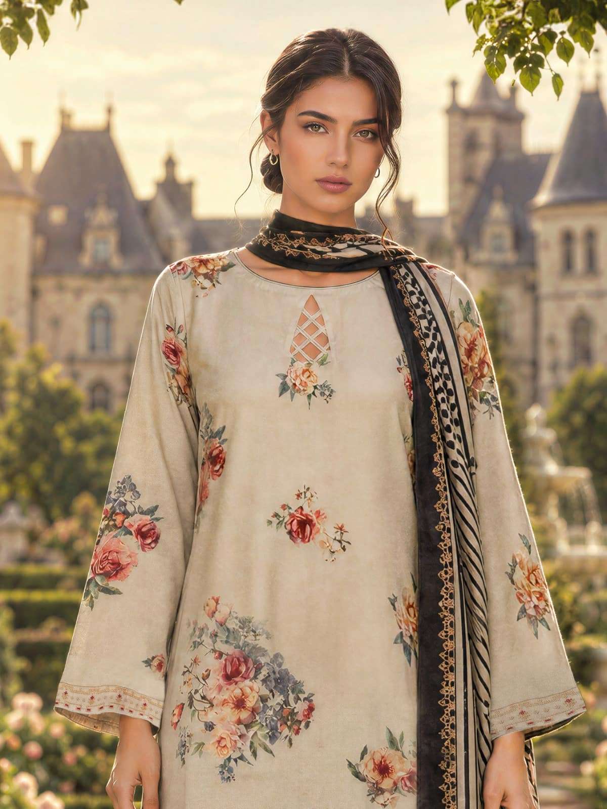 Varsha Fashion Nocturne Viscose Pashmina Dress Material