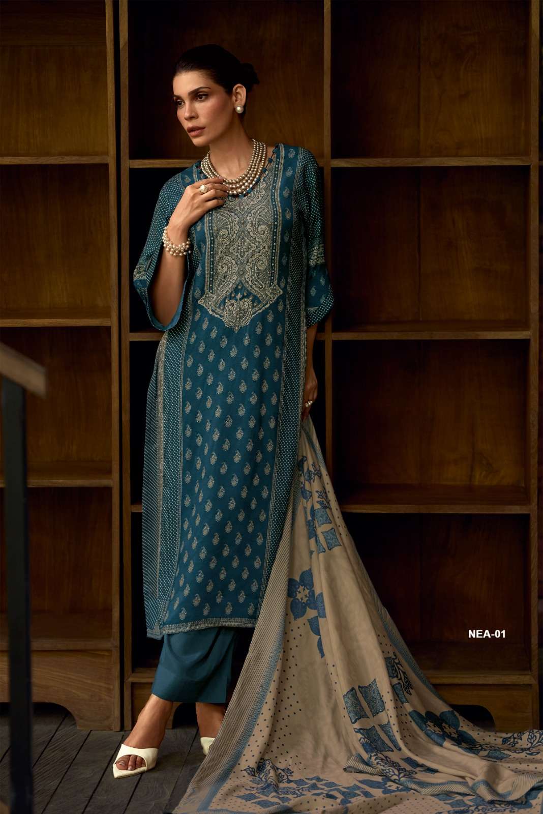 Varsha Fashion Noor E Andaz Muslin Dress Material - Amrah Wholesale