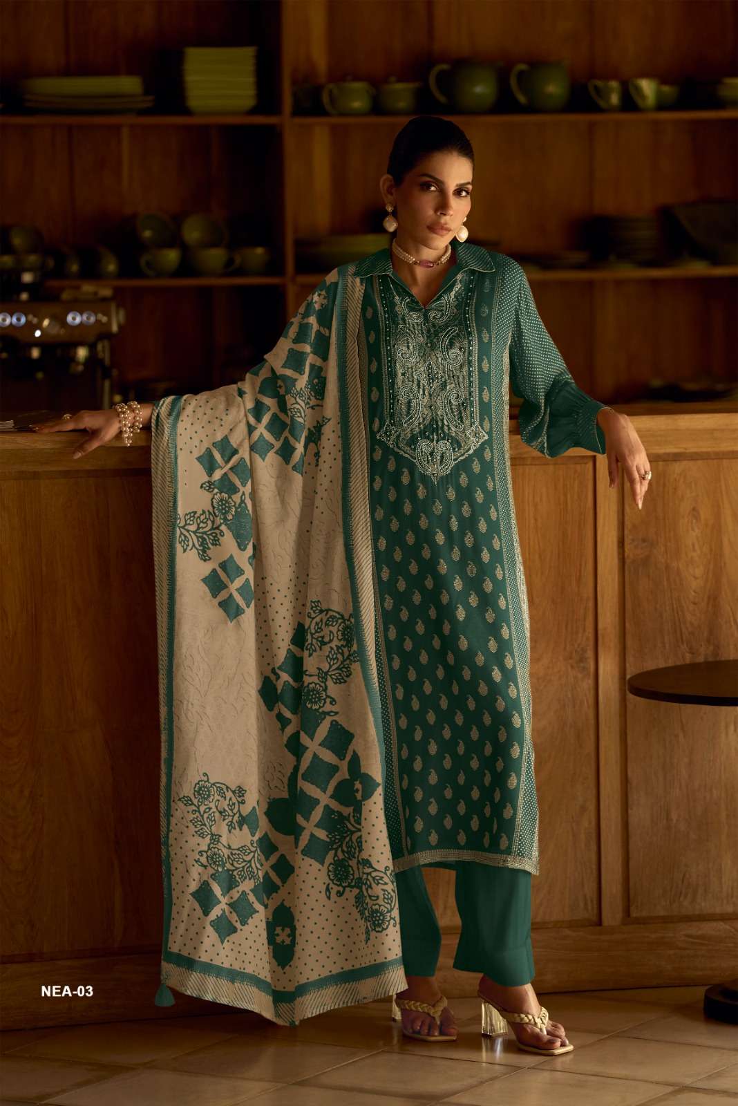 Varsha Fashion Noor E Andaz Muslin Dress Material - Amrah Wholesale