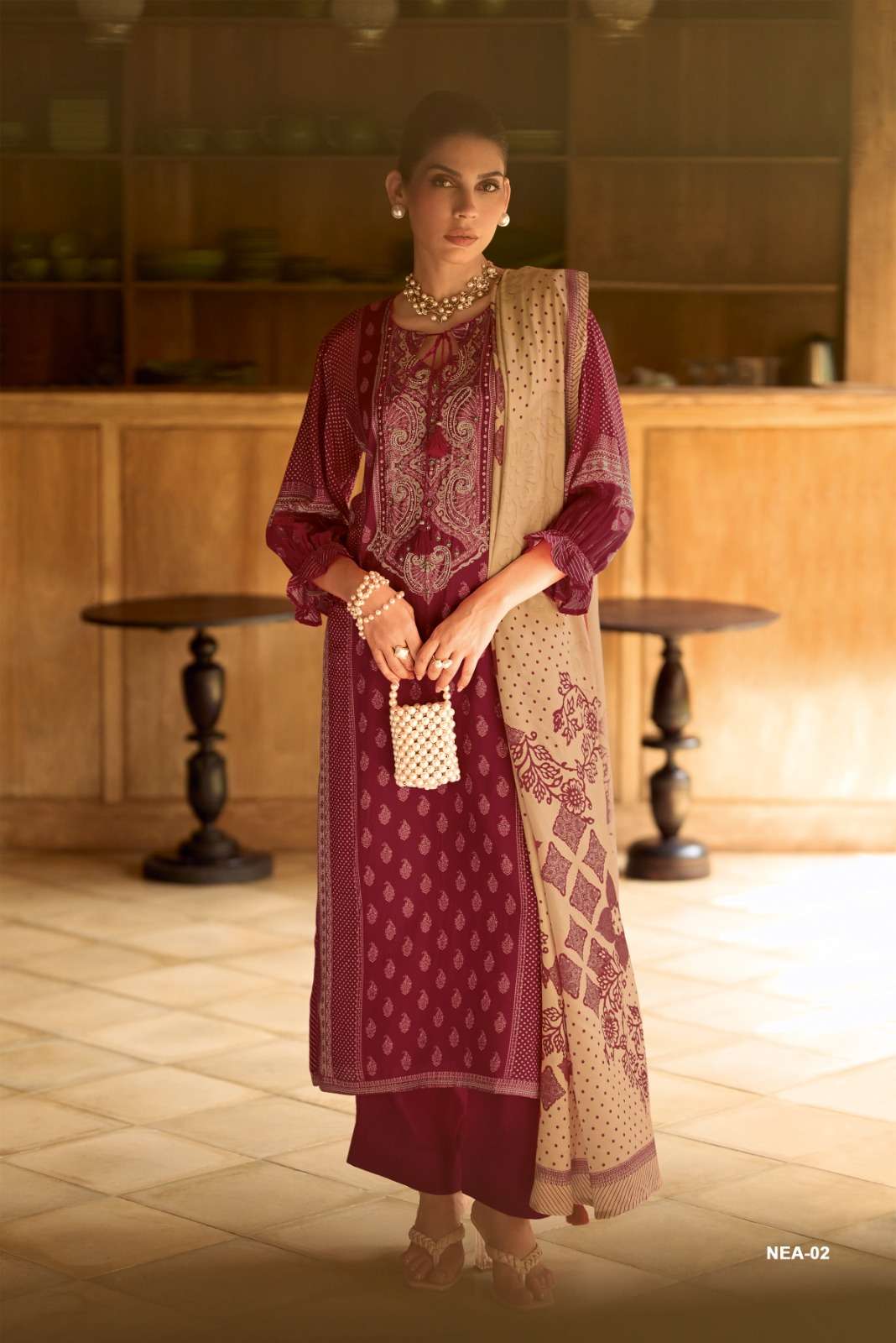 Varsha Fashion Noor E Andaz Muslin Dress Material - Amrah Wholesale