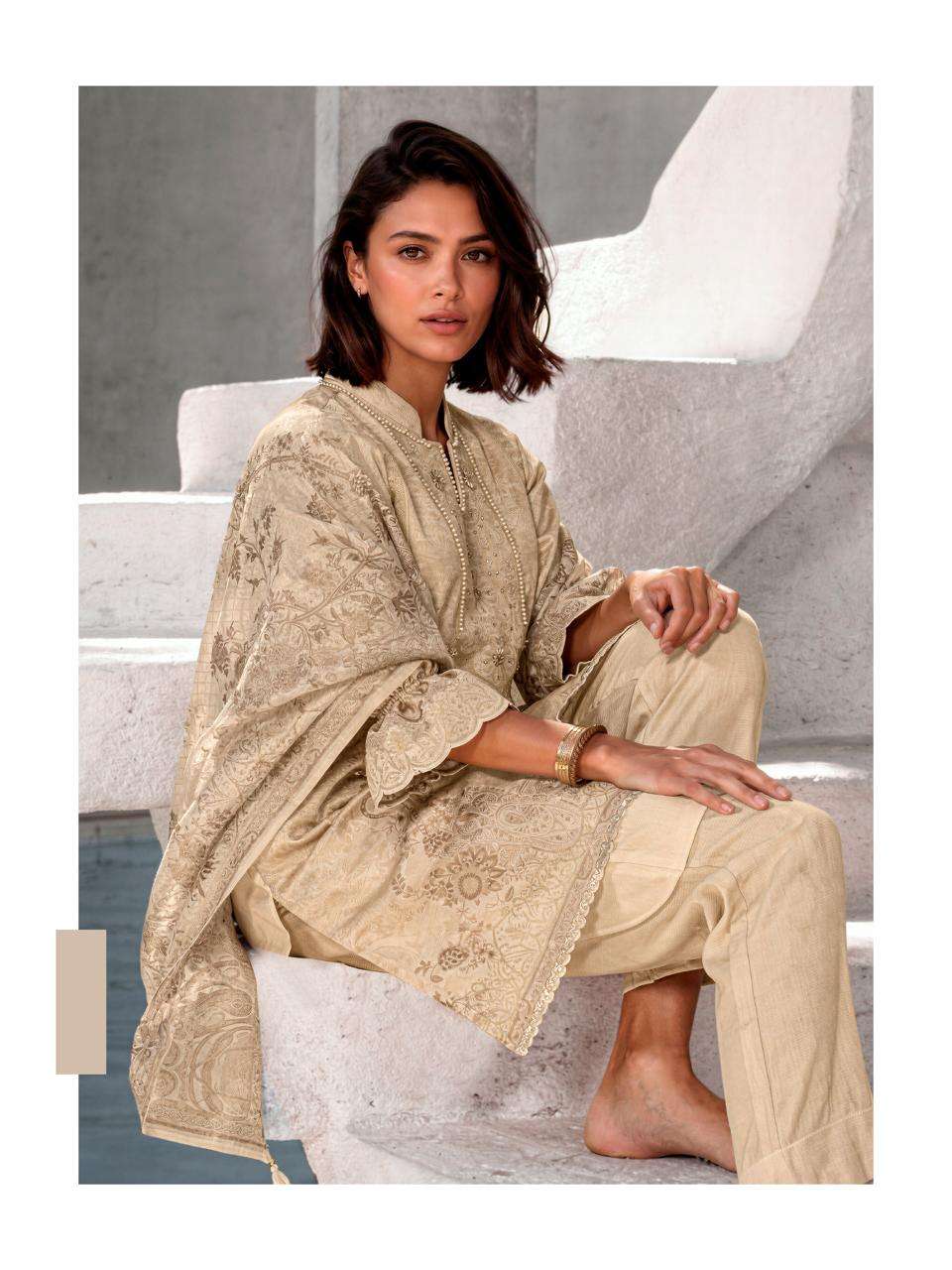 Varsha Fashion Oriva Viscose Shimmer Designer Dress Material - Amrah Wholesale