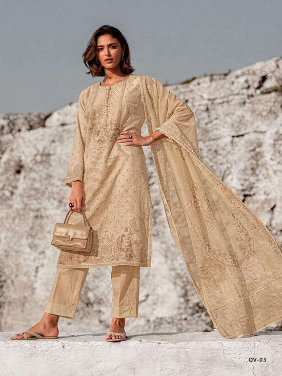 Varsha Fashion Oriva Viscose Shimmer Designer Dress Material - Amrah Wholesale