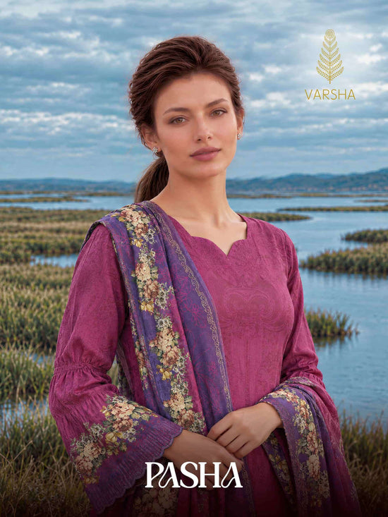 Varsha Fashion Pasha Viscose Pashmina Digital Printed Pakistani Suit