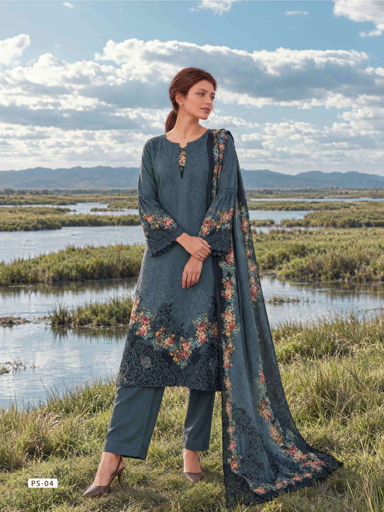 Varsha Fashion Pasha Viscose Pashmina Digital Printed Pakistani Suit