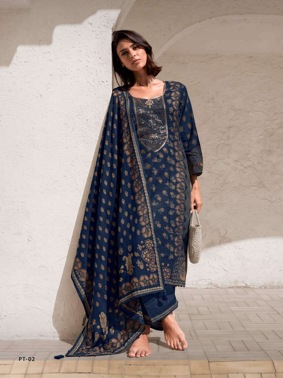 Varsha Fashion Pratika Viscose Muslin Designer Dress Material - Amrah Wholesale