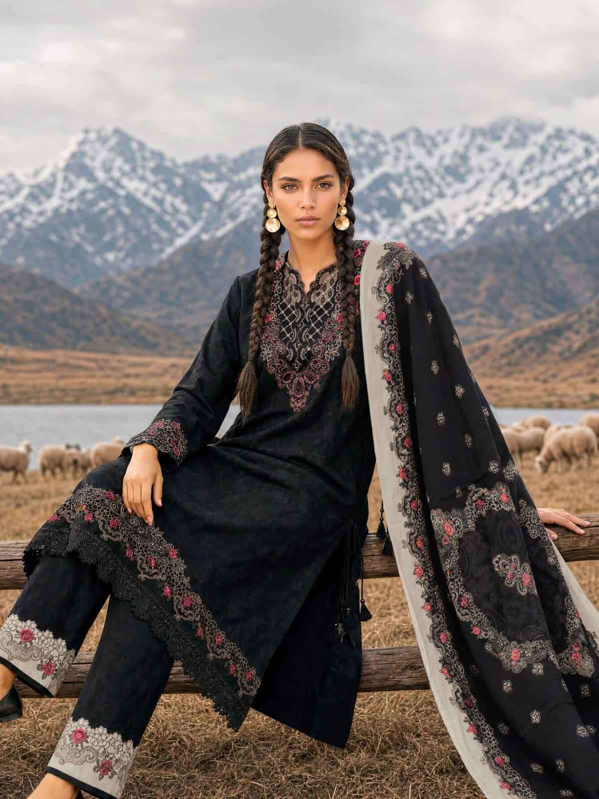 Varsha Fashion Regalia Viscose Rose Silk Self Jacquard Dress Material
