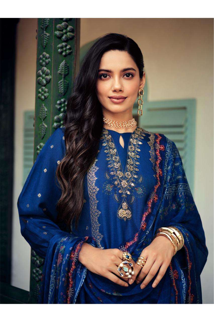 Varsha Fashion Resham Noor Viscose Handwork Dress Material