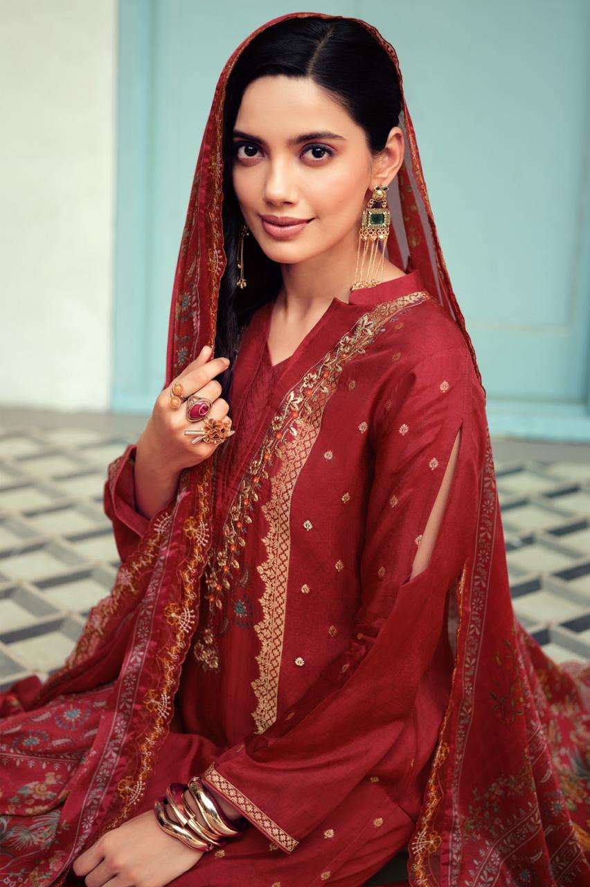 Varsha Fashion Resham Noor Viscose Handwork Dress Material