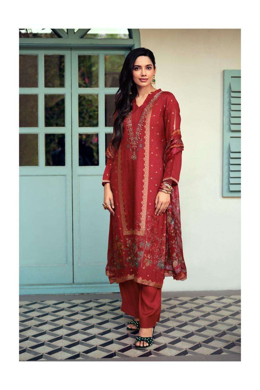Varsha Fashion Resham Noor Viscose Handwork Dress Material