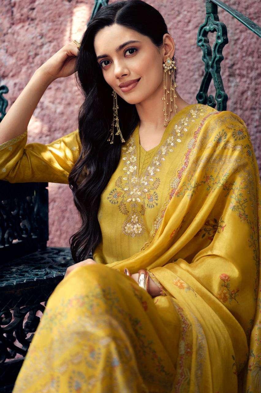 Varsha Fashion Resham Noor Viscose Handwork Dress Material