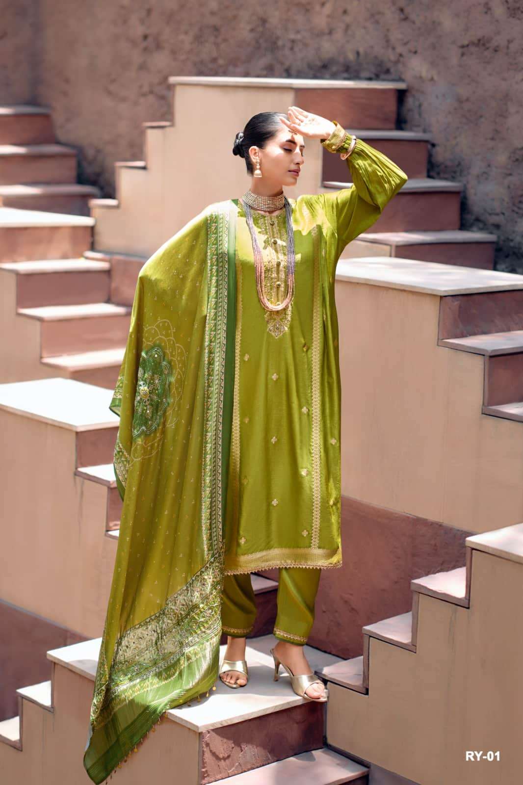 Varsha Fashion Rivaya Premium Viscose Woven Dress Material