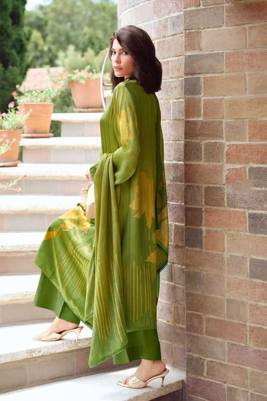 Varsha Fashion Rose Haven Viscose Gajji Silk Dress Material