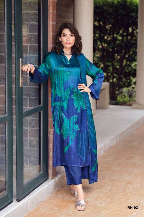 Varsha Fashion Rose Haven Viscose Gajji Silk Dress Material