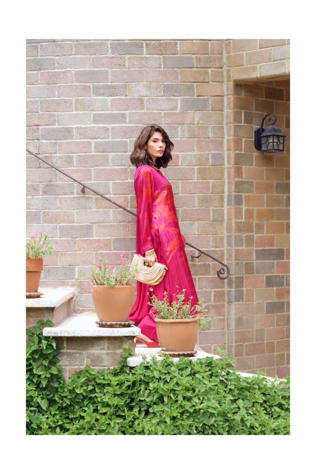 Varsha Fashion Rose Haven Viscose Gajji Silk Dress Material