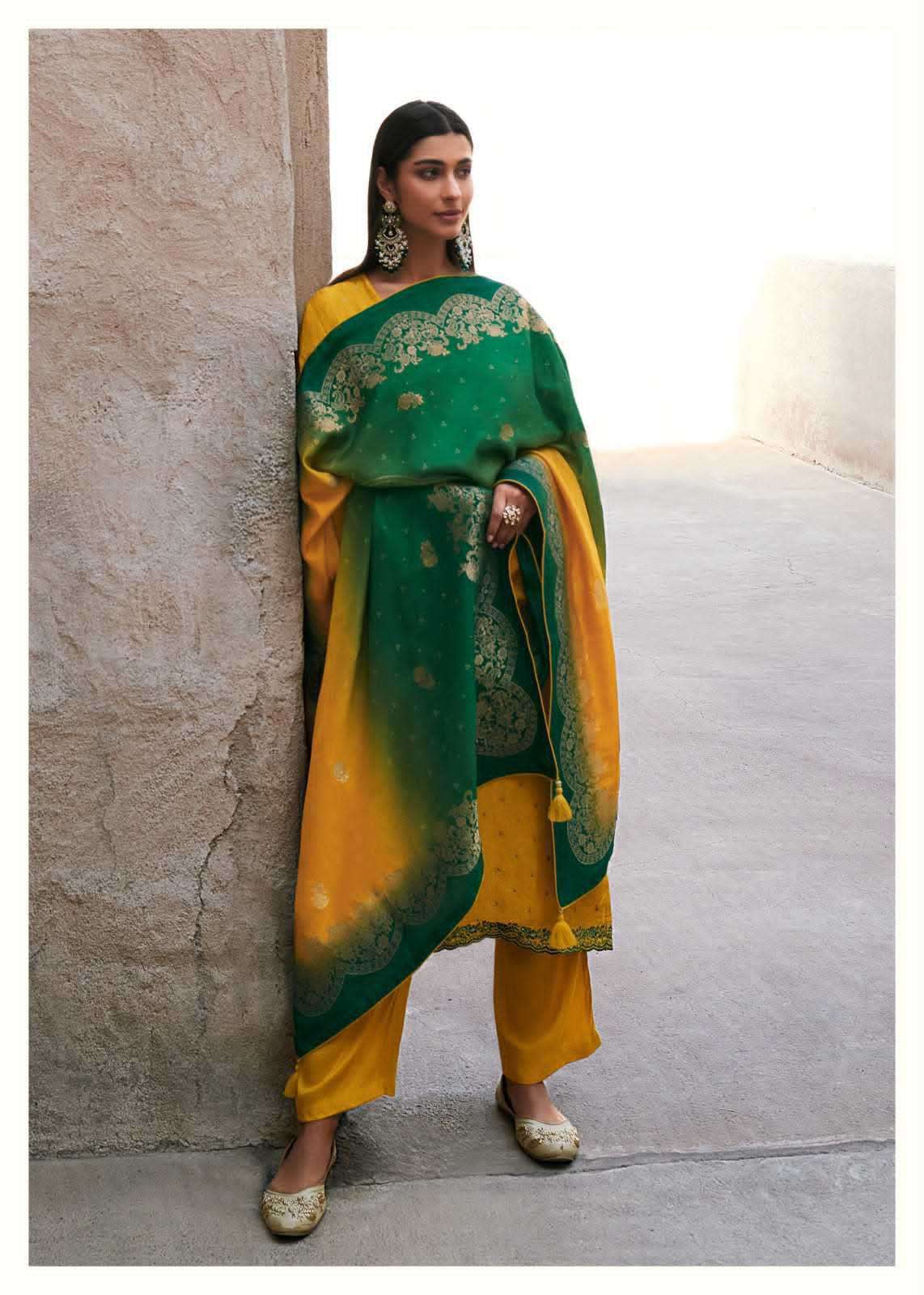 Varsha Fashion Rozana Meena Butti Designer Dress Material - Amrah Wholesale