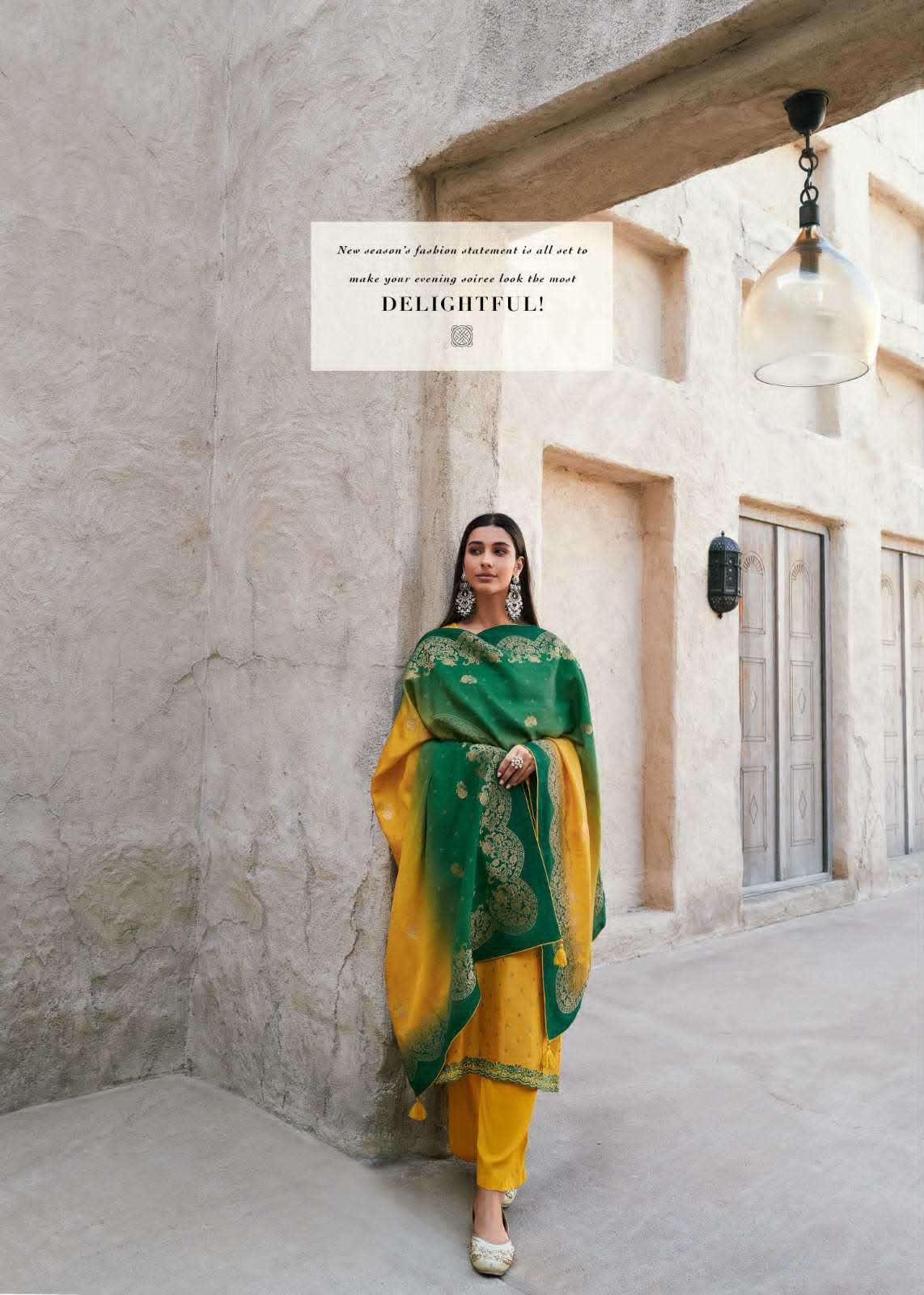 Varsha Fashion Rozana Meena Butti Designer Dress Material - Amrah Wholesale