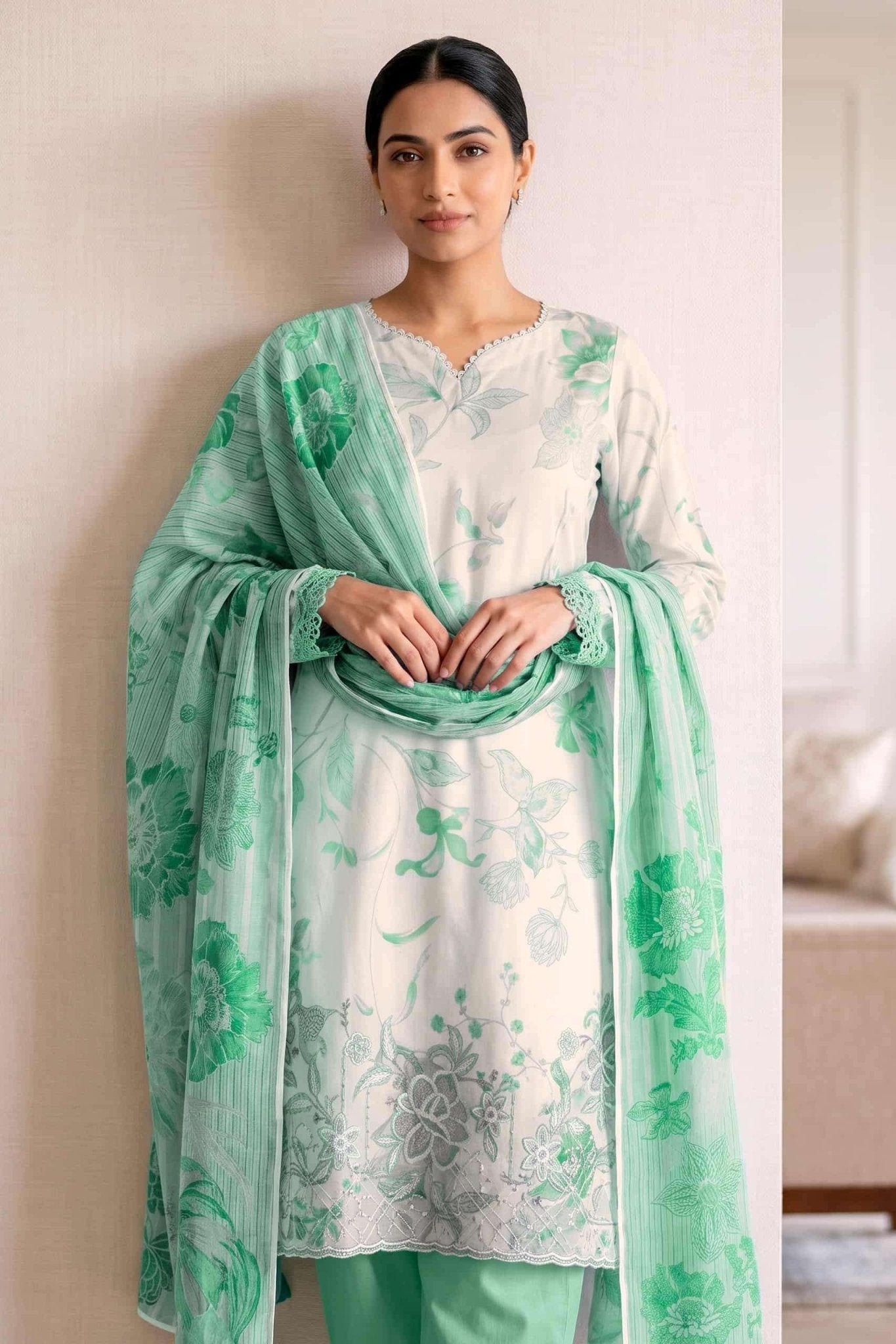 Varsha Fashion Sapphire Cotton Dress Material
