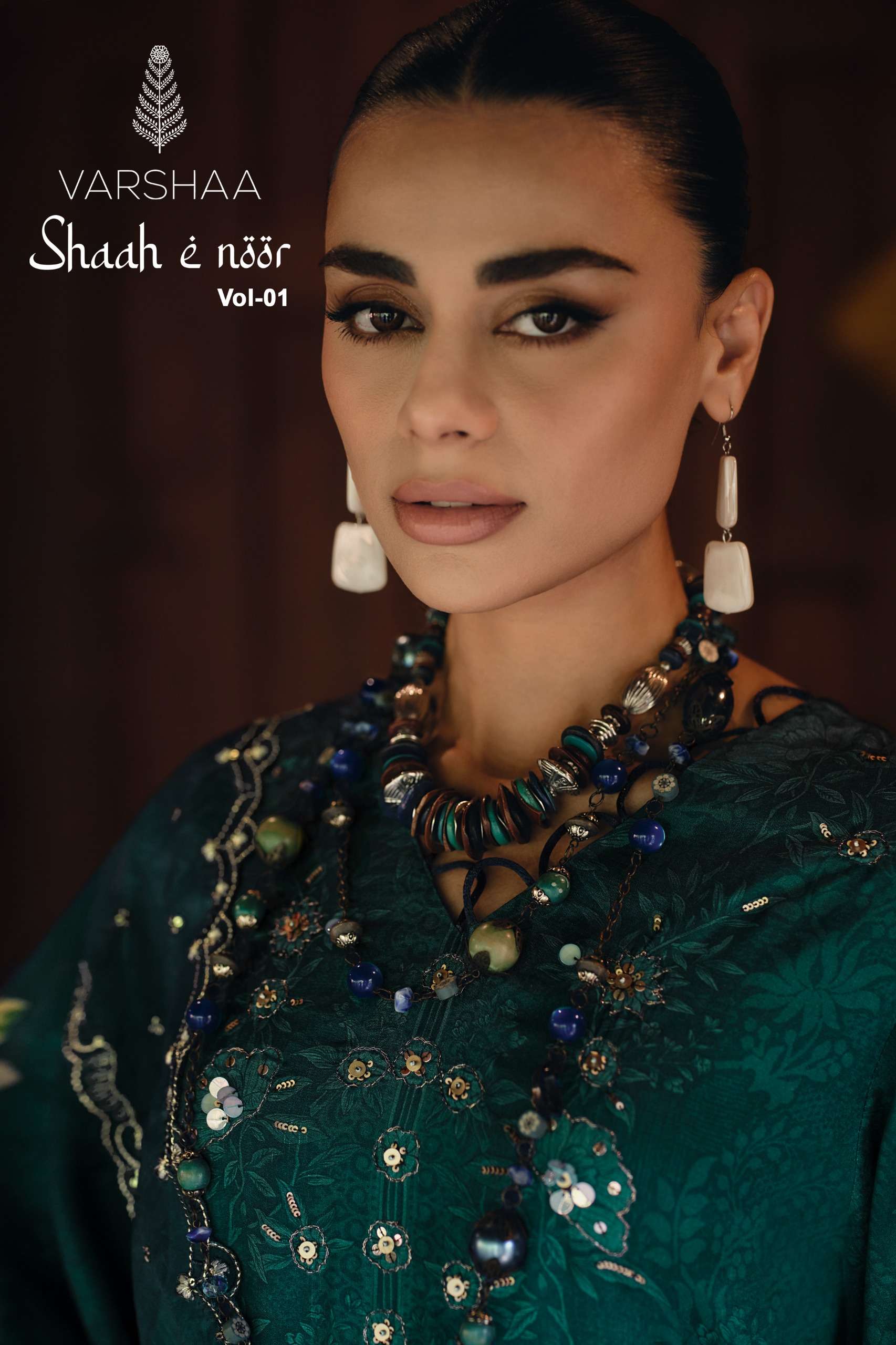 Varsha Fashion Shaah E Noor Vol 1 Viscose Muslin Dress Material
