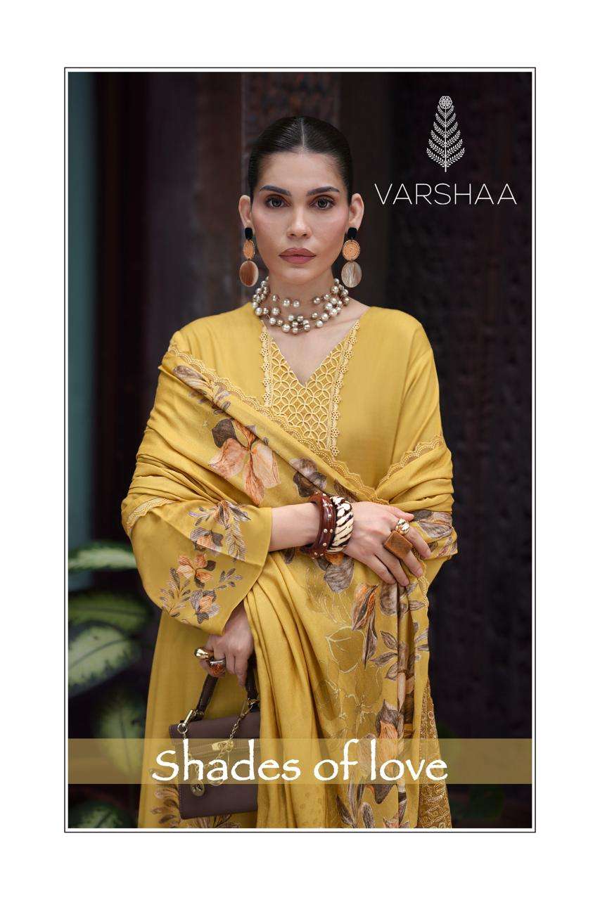 Varsha Fashion Shades Of Love Premium Chanderi Dress Material