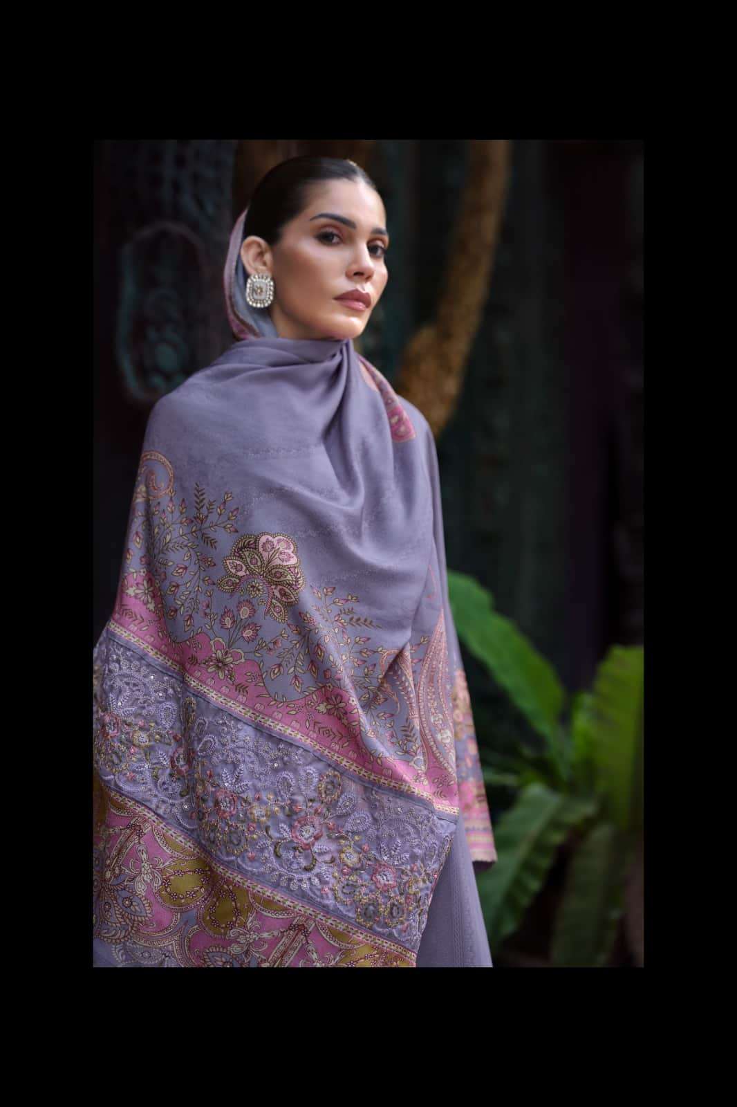 Varsha Fashion Shazneen Viscose Muslin Dress Material - Amrah Wholesale