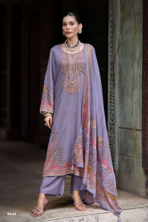 Varsha Fashion Shazneen Viscose Muslin Dress Material