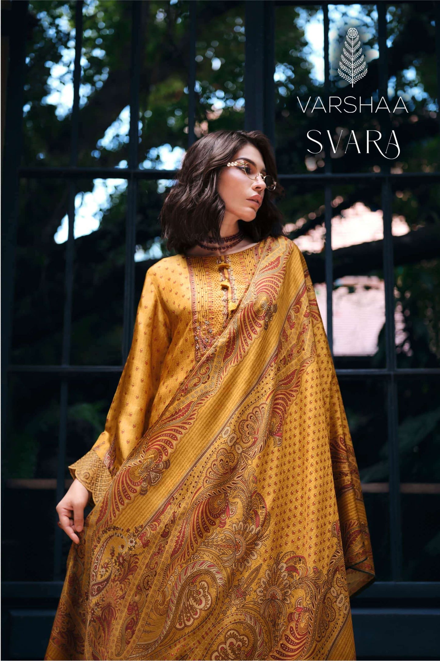 Varsha Fashion Svara Premium Viscose Crape Dress Material
