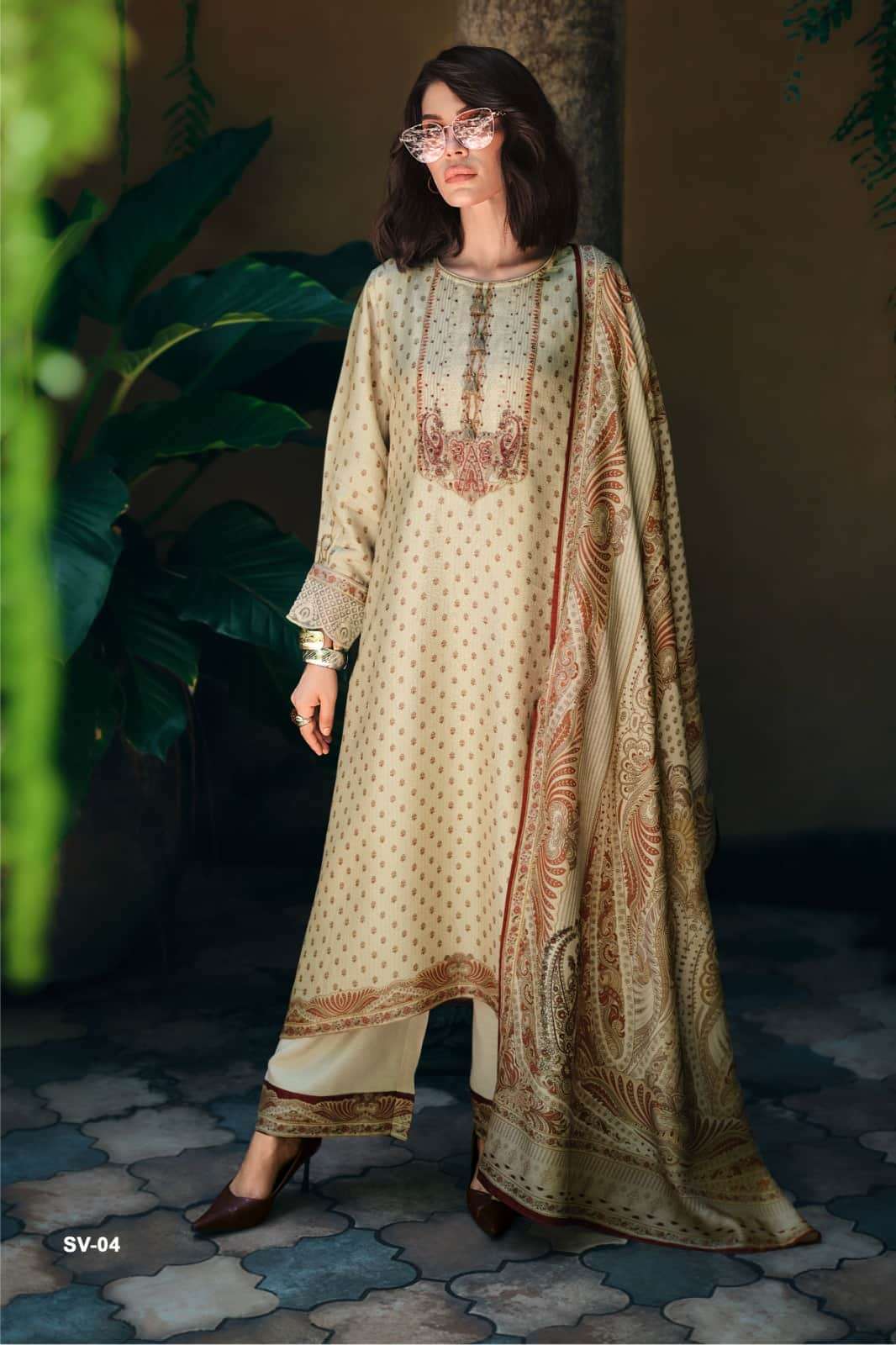 Varsha Fashion Svara Premium Viscose Crape Dress Material