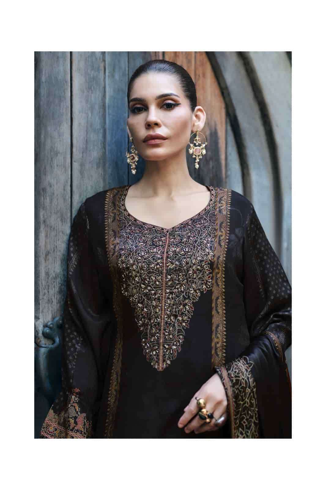 Varsha Fashion Tabriz Viscose Rose Silk Dress Material