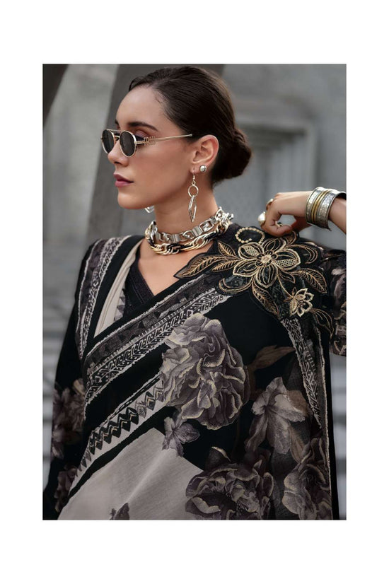 Varsha Fashion The Black Edit Cotton Designer Dress Material - Amrah Wholesale