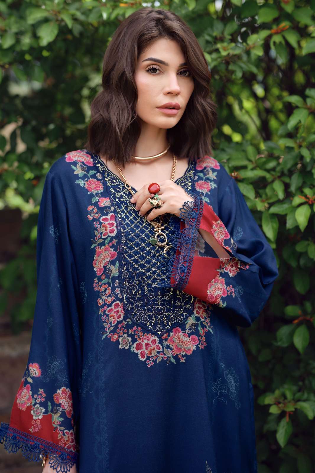Varsha Fashion The Bloom Theory Premium Muslin Dress Material - Amrah Wholesale