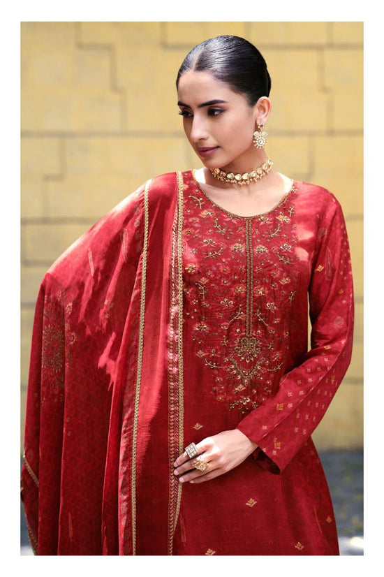 Varsha Fashion Tishya Viscose Handwork Dress Material