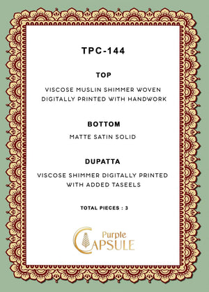 Varsha Fashion TPC 144 Viscose Muslin Dress Material