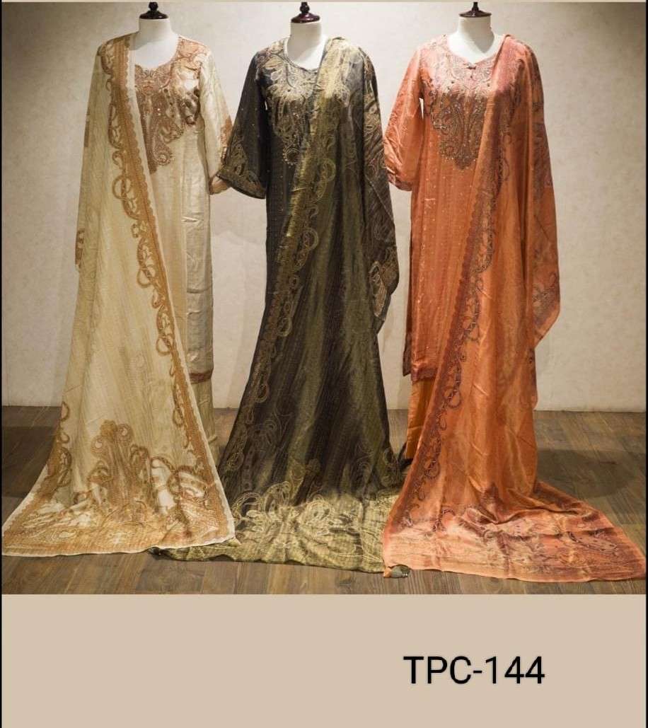 Varsha Fashion TPC 144 Viscose Muslin Dress Material