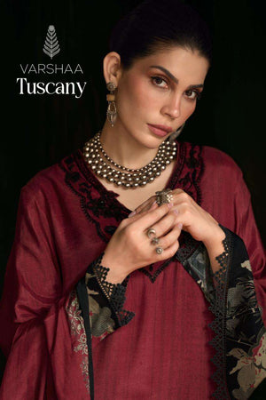 Varsha Fashion Tuscany Digital Printed Muslin Dress Material - Amrah Wholesale