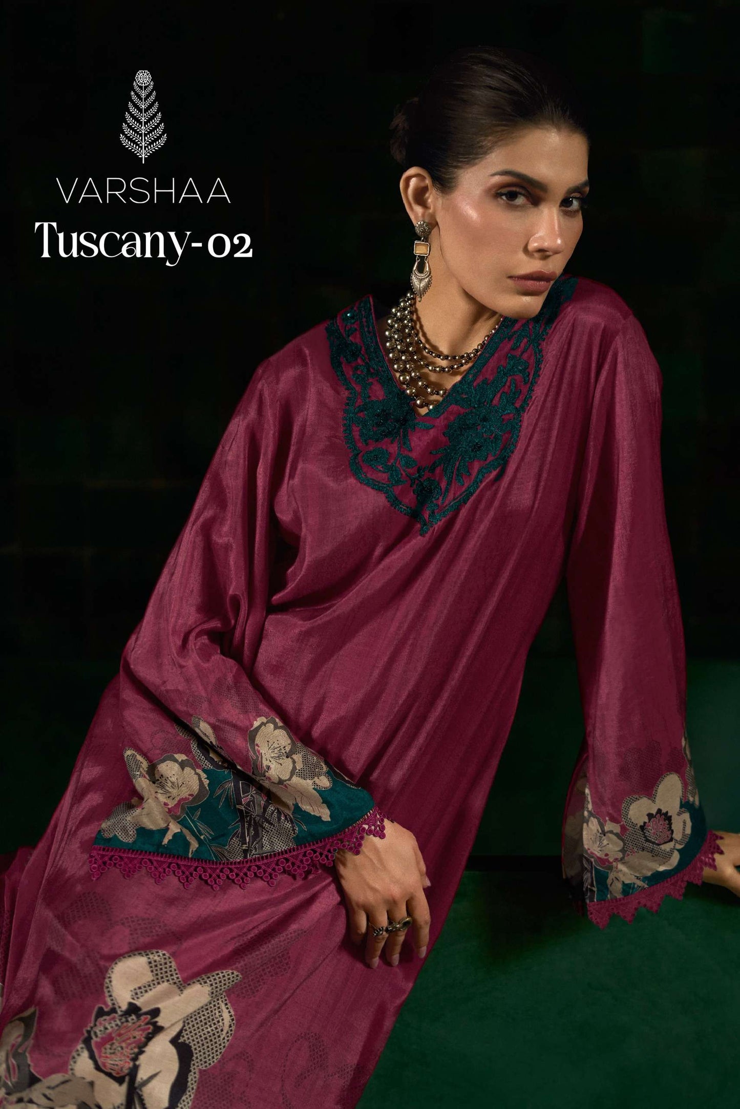 Varsha Fashion Tuscany Vol 2 Viscose Muslin Dress Material