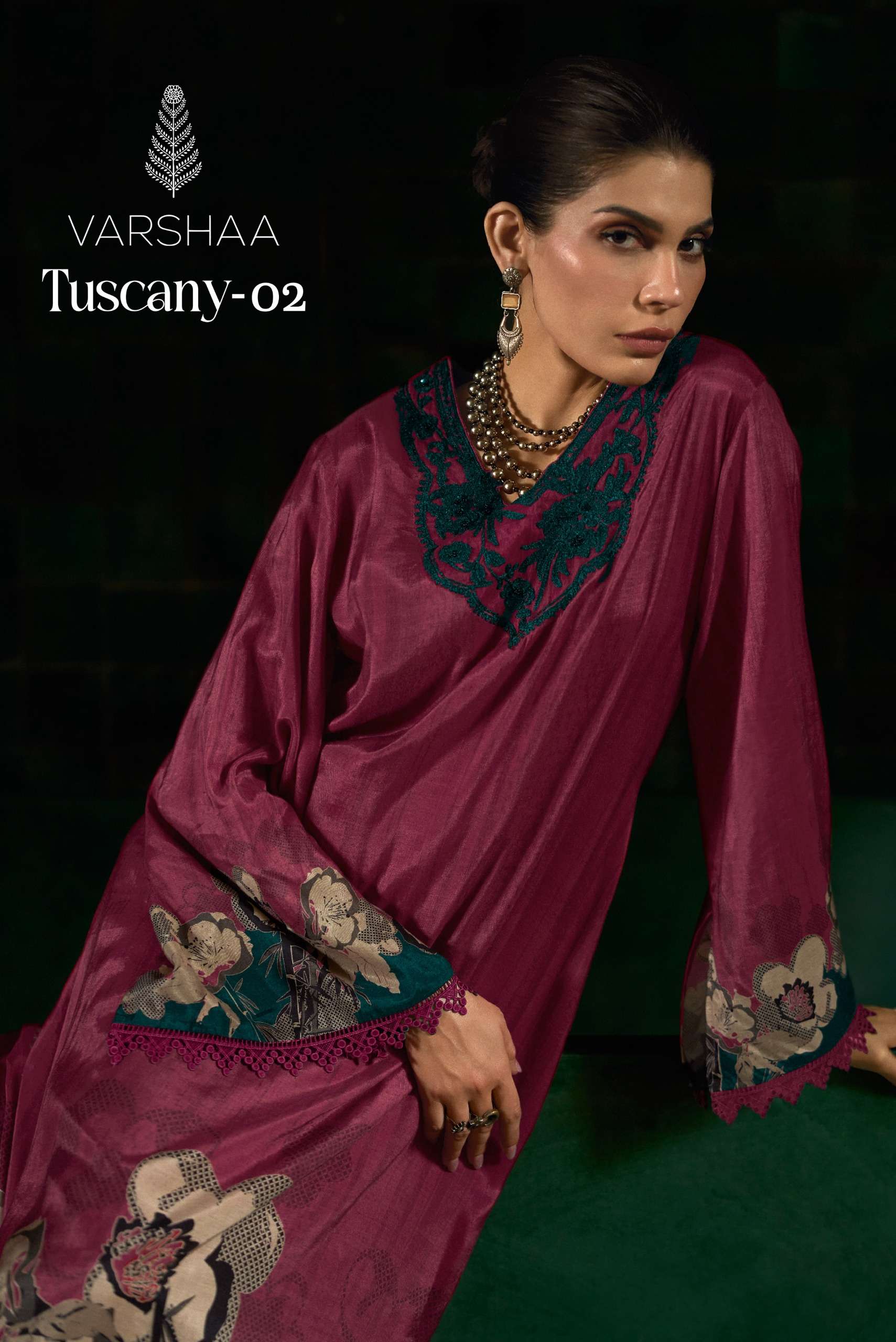 Varsha Fashion Tuscany Vol 2 Viscose Muslin Dress Material