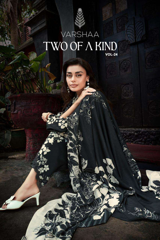 Varsha Fashion Two Of A Kind Vol 24 Viscose Muslin Dress Material