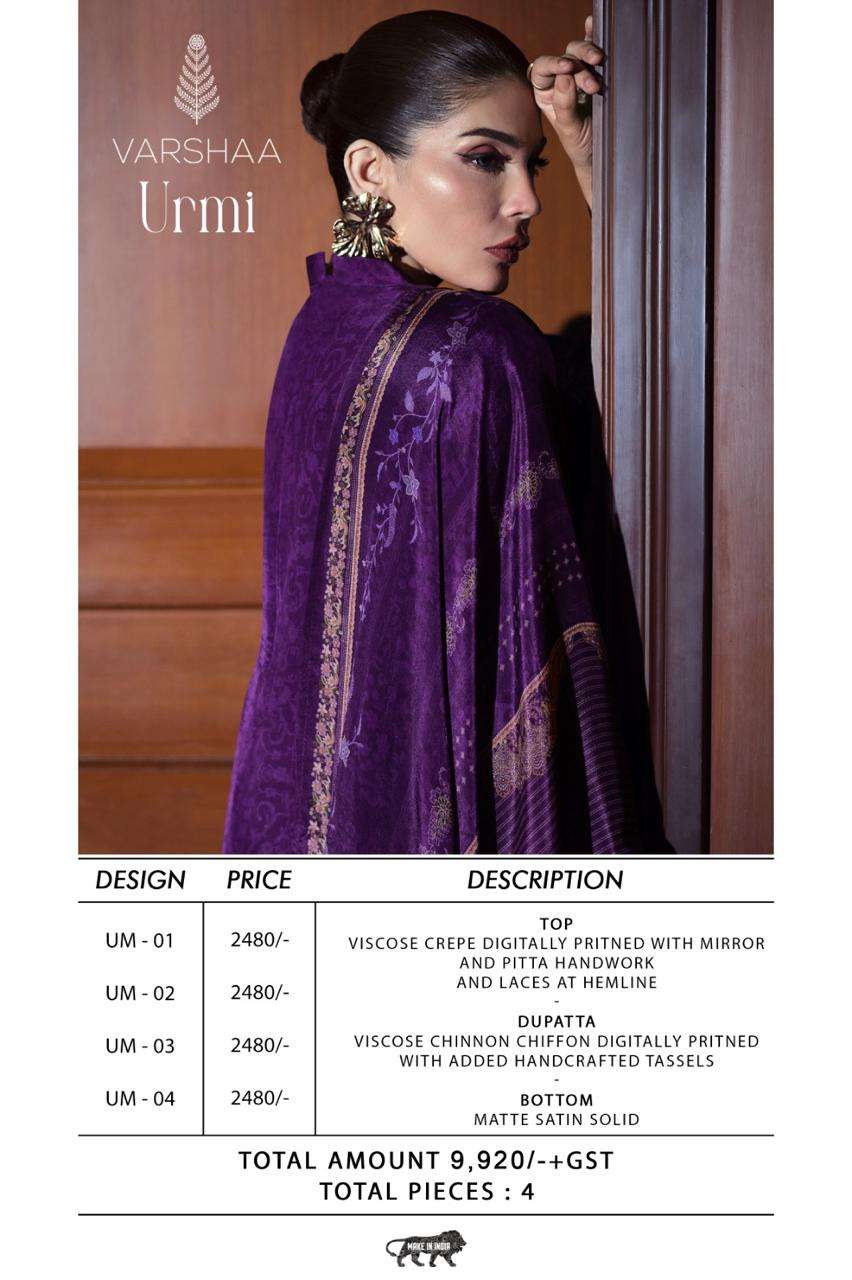 Varsha Fashion Urmi Viscose Crape Dress Material