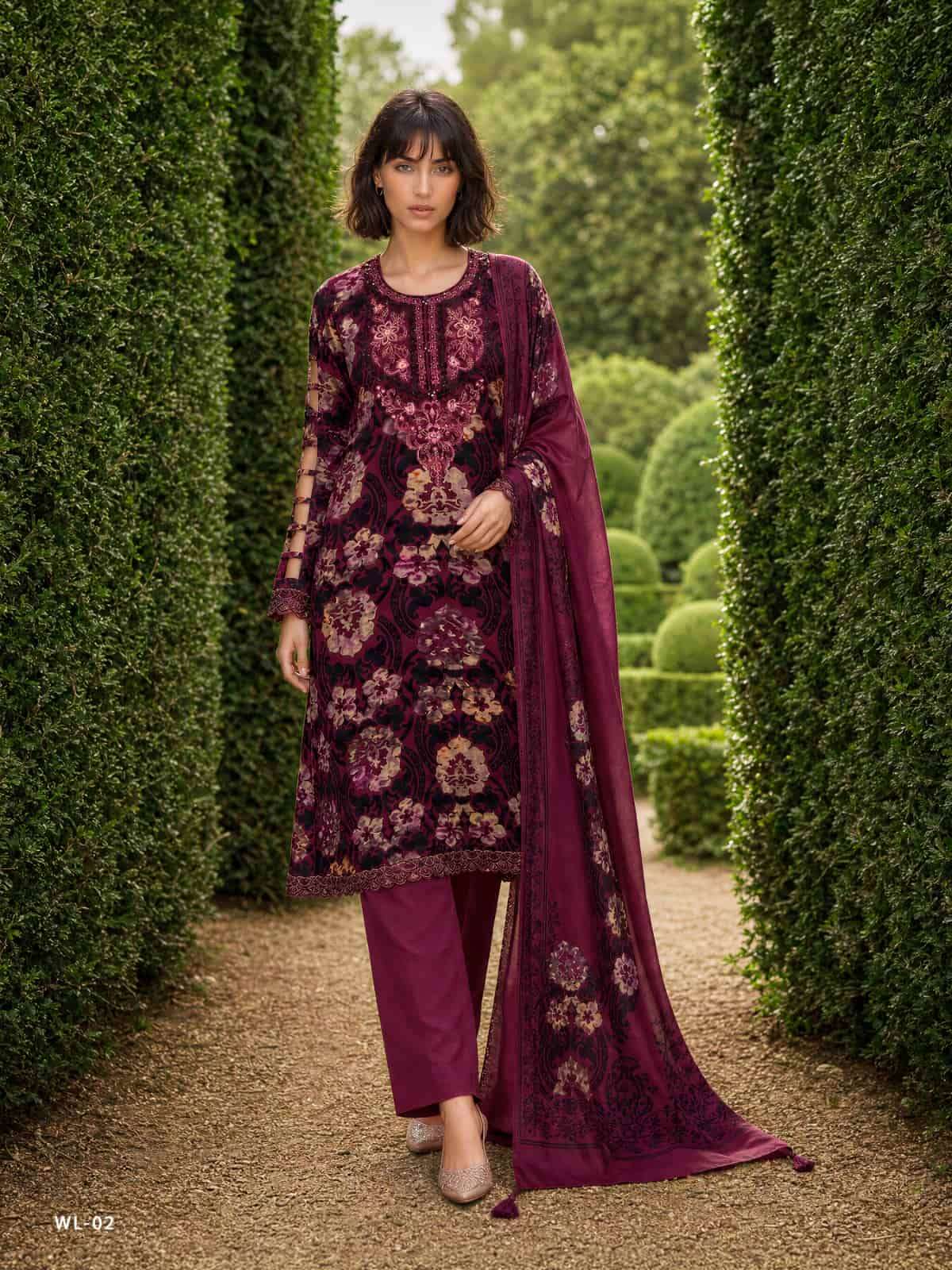 Varsha Fashion Winter Luxury Pashmina Silk Pakistani Suit