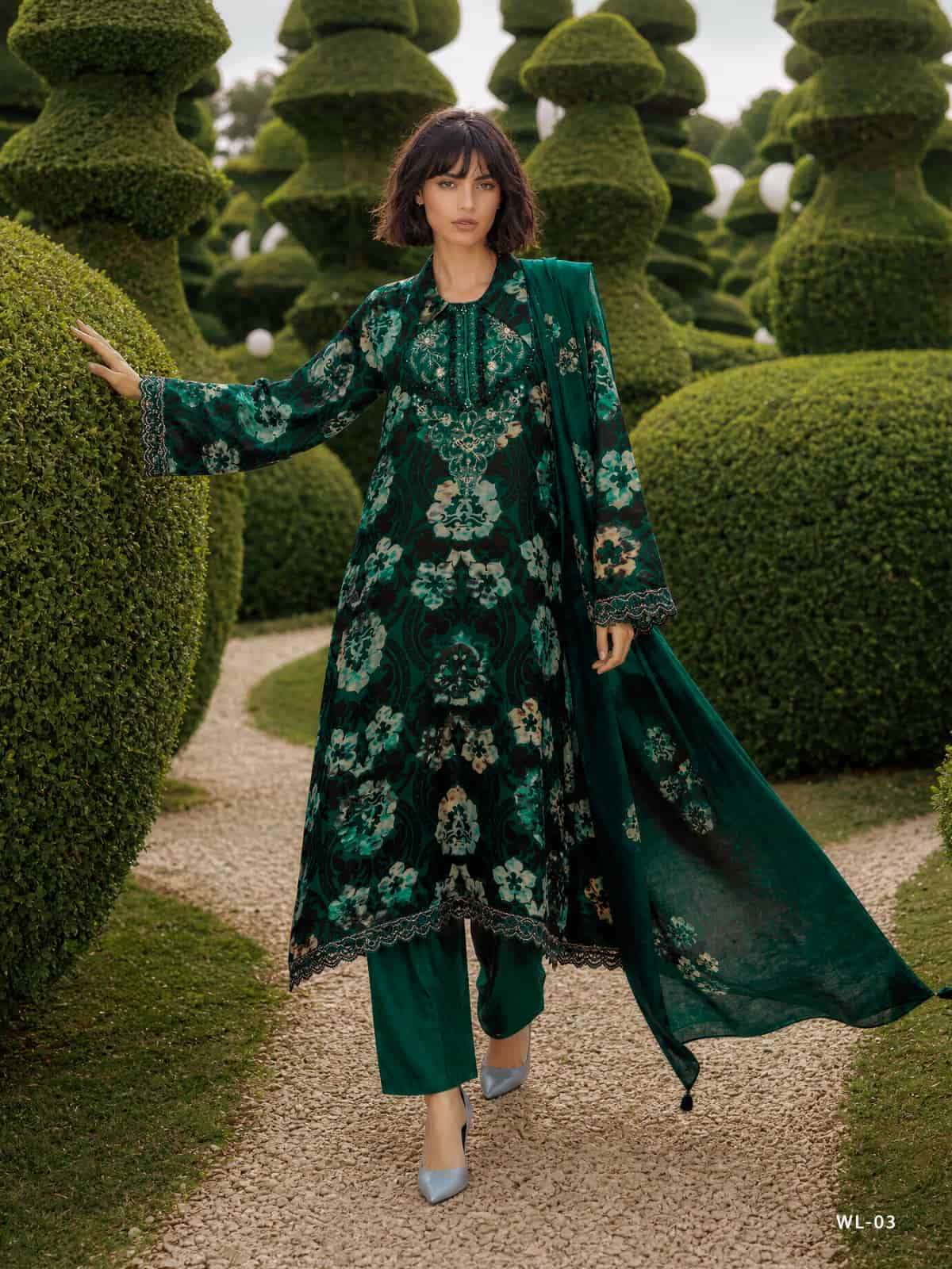 Varsha Fashion Winter Luxury Pashmina Silk Pakistani Suit