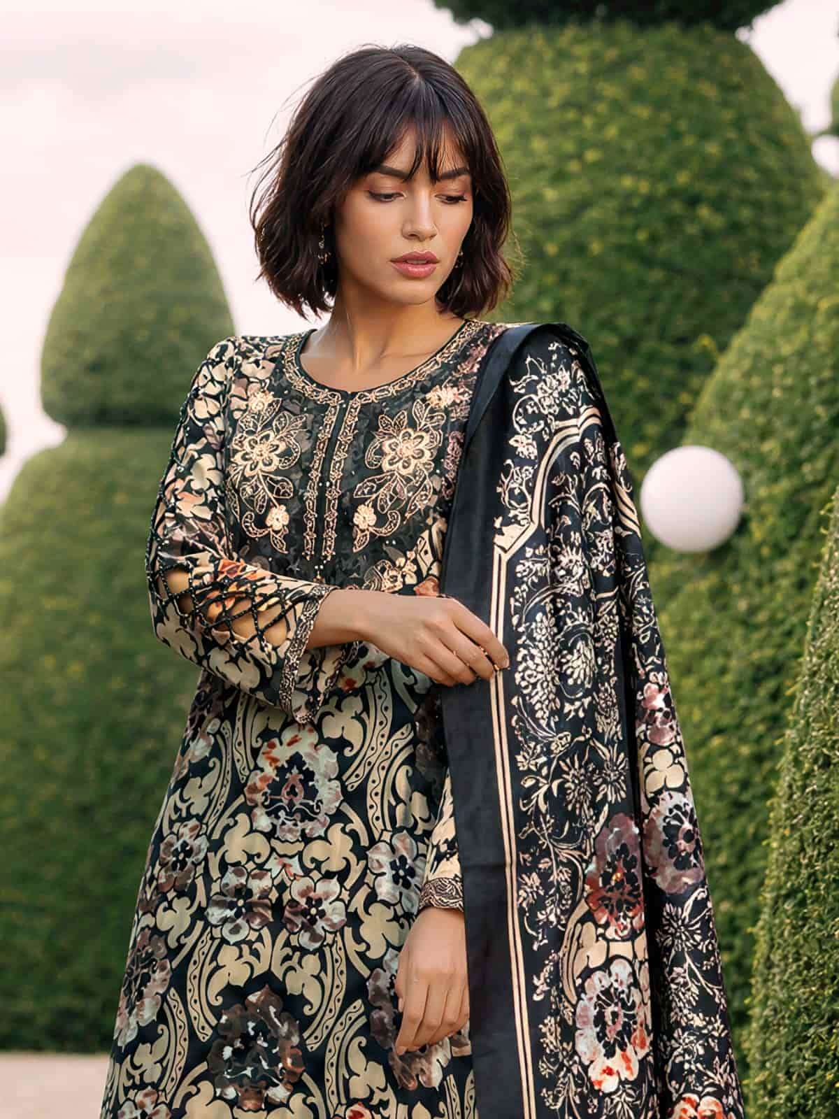 Varsha Fashion Winter Luxury Pashmina Silk Pakistani Suit