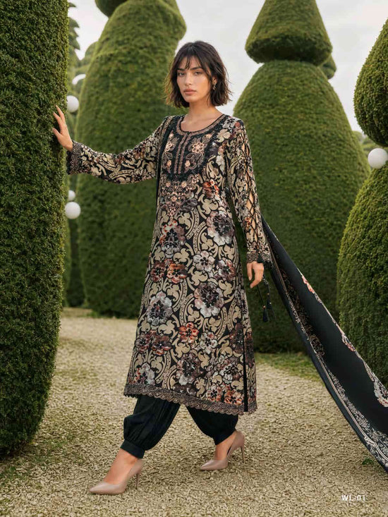 Varsha Fashion Winter Luxury Pashmina Silk Pakistani Suit