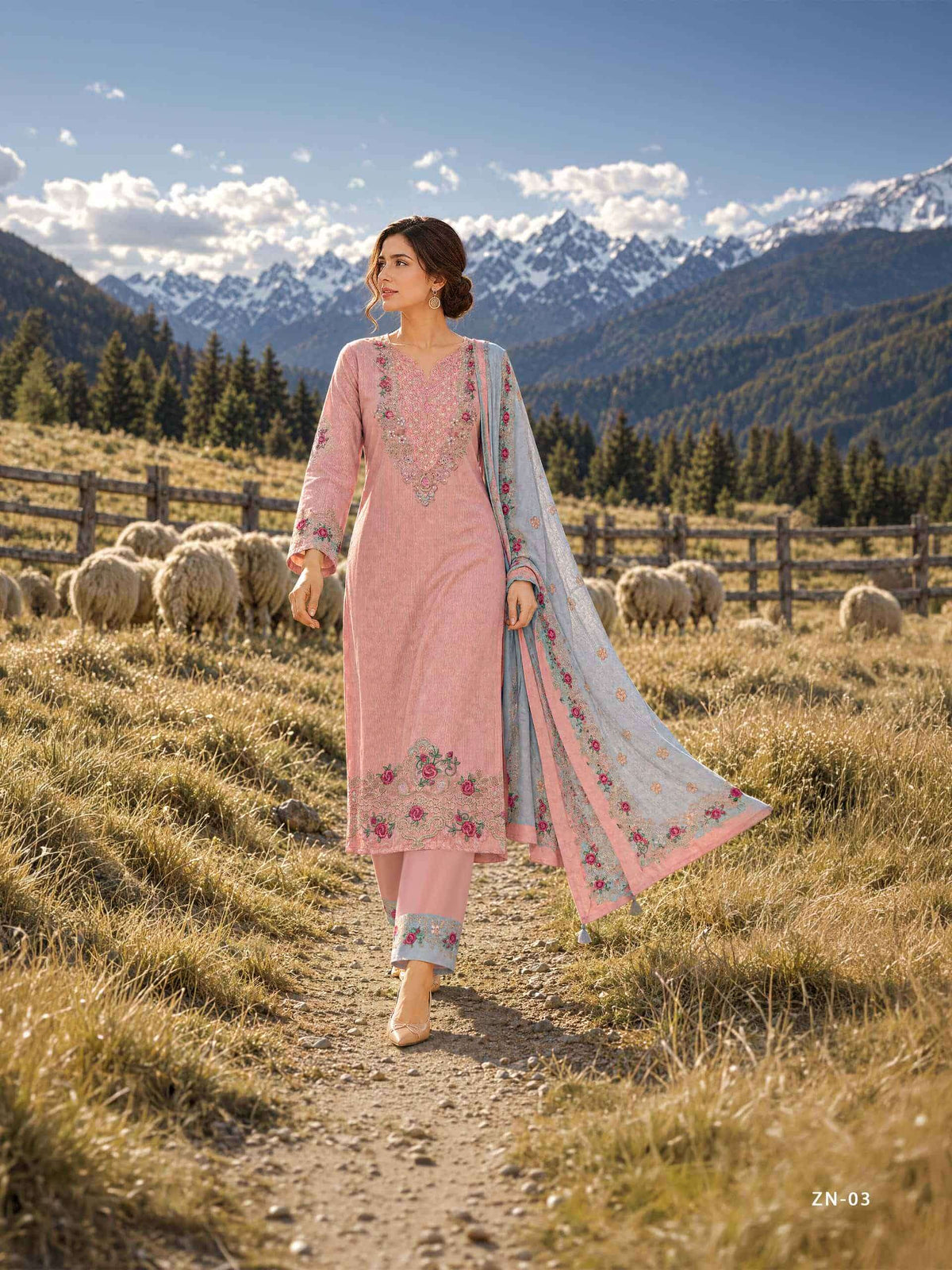 Varsha Fashion Zenya Cord Pashmina Winter Dress Material