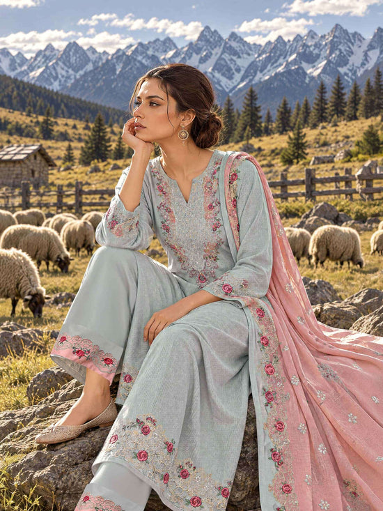 Varsha Fashion Zenya Cord Pashmina Winter Dress Material