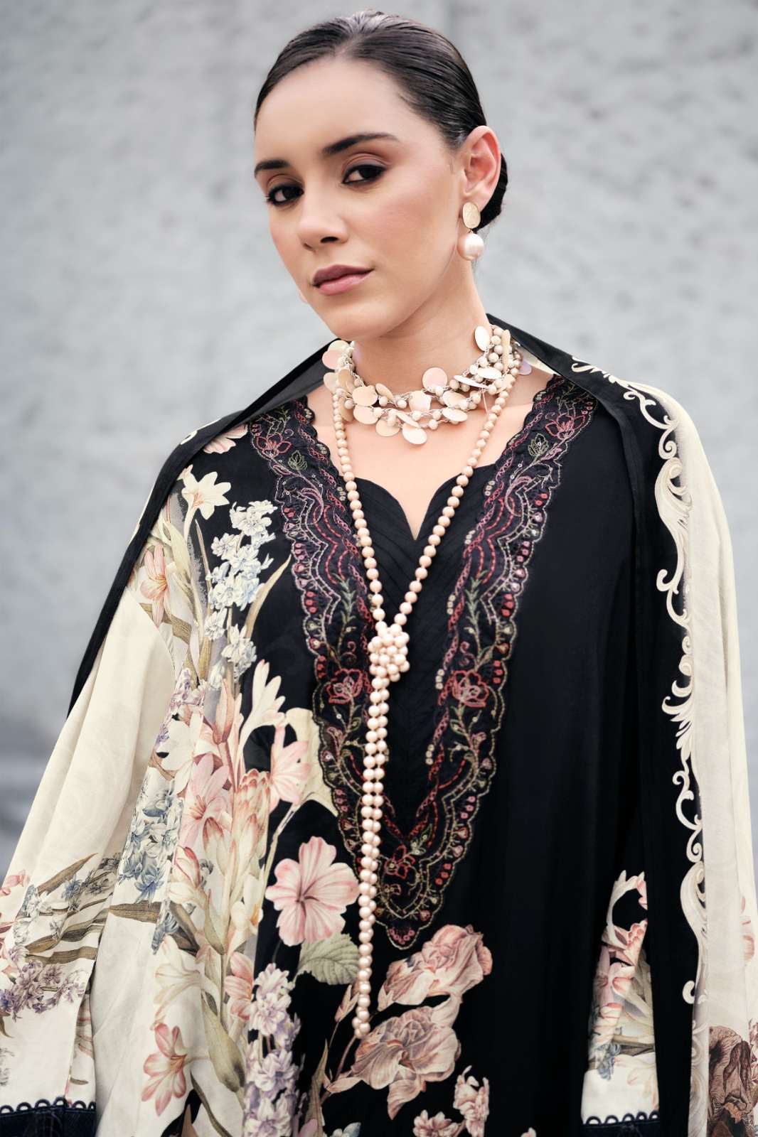 Varsha Florenza Viscose Muslin Dress Material - Amrah Wholesale